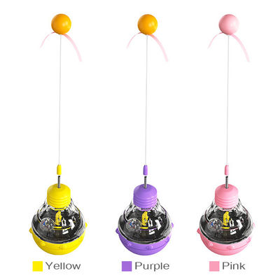 Boleta de luz de varilla giratoria multifuncional para gatos y alimentador lento para gatos de interior