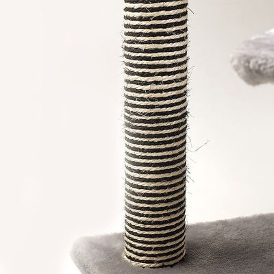 Condo de gatos de 5 niveles con postes de rascado de Sisal Torre de escalada de gatos