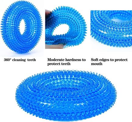 Perro de mascota juguete interactivo para masticar resistido a picaduras de dientes de púas para perros