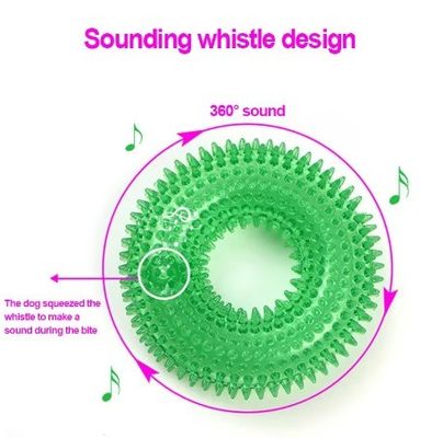 Perro de mascota juguete interactivo para masticar resistido a picaduras de dientes de púas para perros