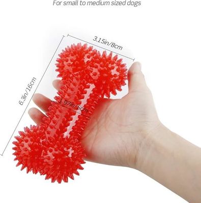 Juguete de hueso para perros TPR Juguete de masticación duradero para masticadores agresivos Limpieza y entrenamiento dental