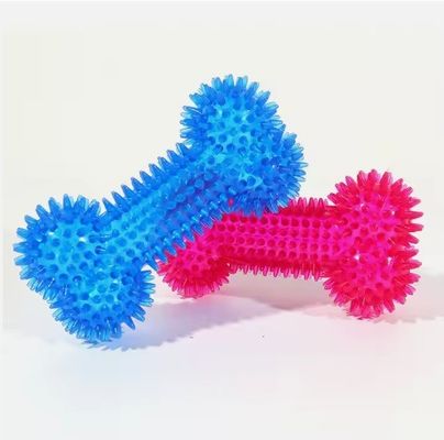 Juguete de mascota TPR personalizado en forma de hueso para masticadores agresivos No tóxico y duradero