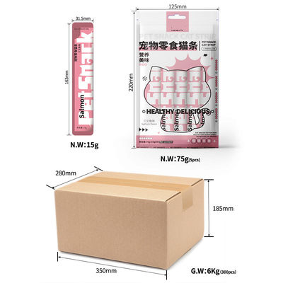 Principales ingredientes Atún 15 g/pcs Bastones para gatos para suplementos de nutrientes y calcio