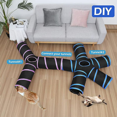 Juguete de túnel de gato de 3 Way 4 Way 5 Way seguro y duradero con ventaja de suavidad ecológica