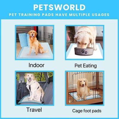 56*56cm Animales Pequeños Pad de entrenamiento para mascotas con pañal de baño desechable a prueba de fugas
