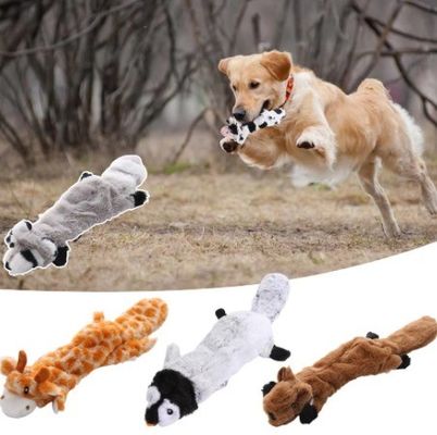 Juegos de Perros Juguetes de mascotas Productos de dibujos animados Bonitos Sin relleno Animales Concha duradera Interactiva