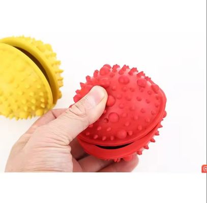 Bolas interactivas de mascar para cachorros no tóxicas y duraderas para limpieza dental/entrenamiento del coeficiente intelectual