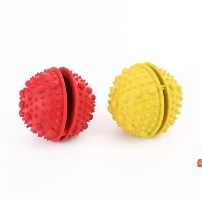Bolas interactivas de mascar para cachorros no tóxicas y duraderas para limpieza dental/entrenamiento del coeficiente intelectual