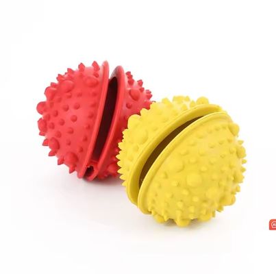 Bolas interactivas de mascar para cachorros no tóxicas y duraderas para limpieza dental/entrenamiento del coeficiente intelectual