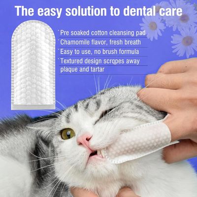 Limpiezas de dientes limpias para el cuidado de las encías suaves cepillos de dientes desechables para perros