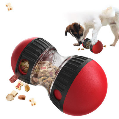 Juguete interactivo para perros con bola de alimentación lenta, juguete resistente para gatos y perros