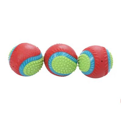 Mediano Perro Bouncy Fetch Play Ball Juguete chillón sostenible con caucho de látex suave