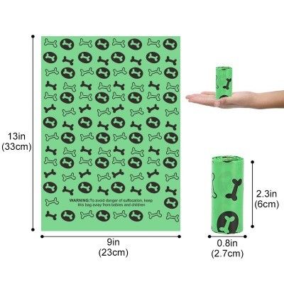 Herramienta de limpieza para mascotas Bolsas de caca para perros ecológicas y convenientes para cajas de basura automáticas