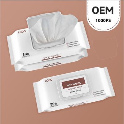 150*200mm Limpiezas suaves y ecológicas para perros 100 pcs Spunlace No tejido Elimina los olores