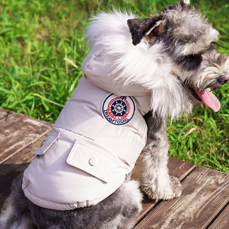 Chaqueta de perro de exterior impermeable al viento ajustable para perros pequeños y medianos