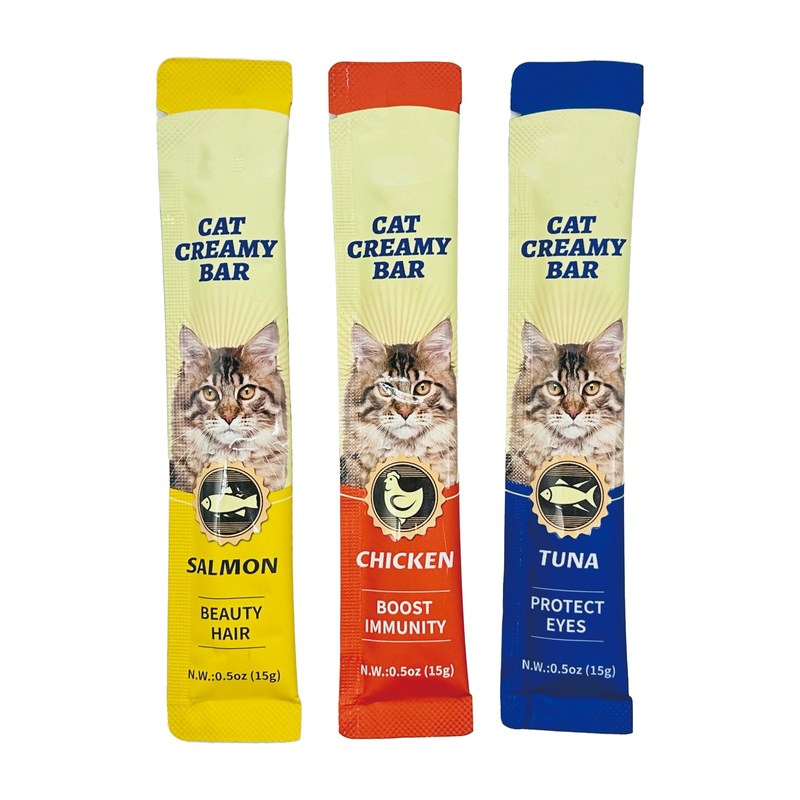 Otros alimentos húmedos para mascotas 40% Contenido de carne fresca Salmón de gato Pollo de atún Ramas nutritivas