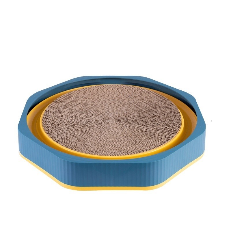 Servicio de personalización OEM/ODM proporcionado por Cat Scratcher Board corrugado con juguete de bolas