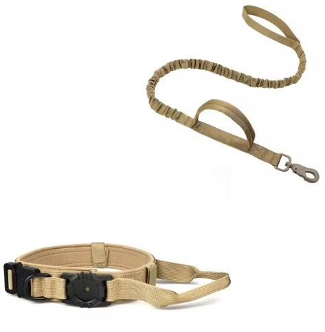 Collar reflector de nylon para perros Collar de entrenamiento GPS ajustable con porta Airtag
