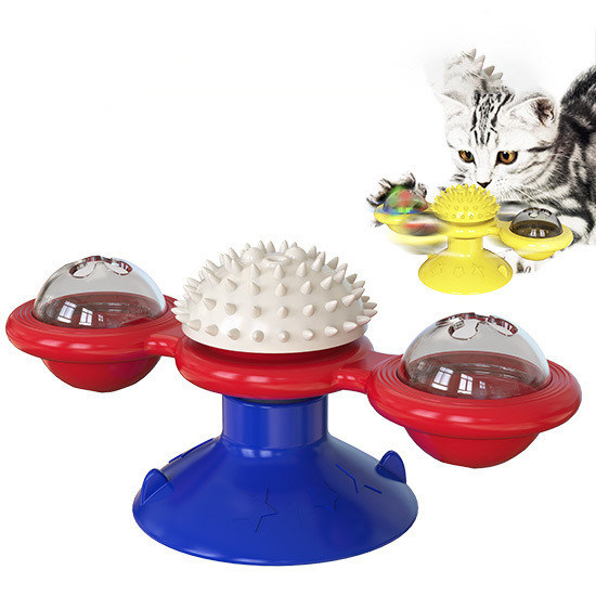 Juguete de rompecabezas para gatos para entrenamiento IQ Dispensador de alimentos no resbaladizo Interactivo Slow Feeder Bowl