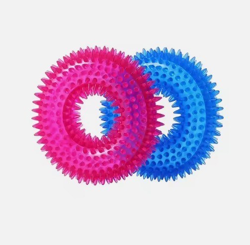 No tóxico, respetuoso con el medio ambiente Perro de mascota chillón Interactivo juguete de masticación para limpiar los dientes