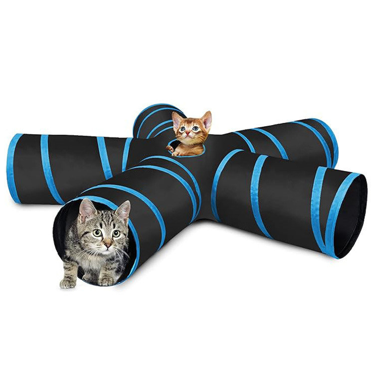 Estilo Popular Doblable Blanda Cata Círculo de túnel Juguete Cuadrado Desmontable Felt Cat Scratcher Túnel