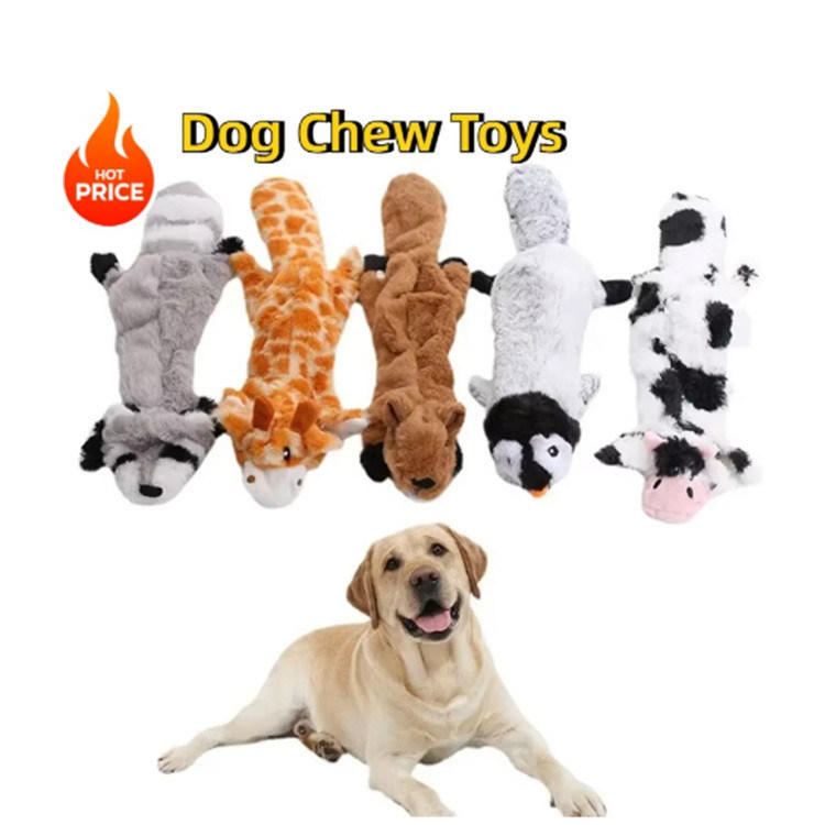 Juegos de Perros Juguetes de mascotas Productos de dibujos animados Bonitos Sin relleno Animales Concha duradera Interactiva