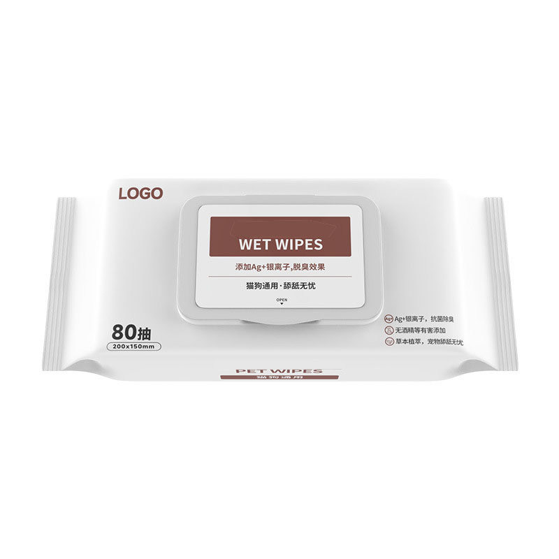 Limpiezas de aseo de PET blanco personalizadas Naturaleza orgánica Eco-amigable para la limpieza Baño
